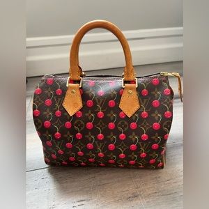 Louis Vuitton - monogram Cerises Speedy 25